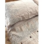 Arte Pura pellavanvärinen tyynynpäällinen pitsillä ja swarovski kristalleilla