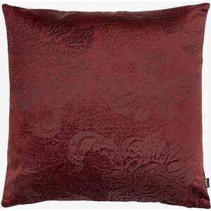 Svanefors paisley kuvioinen viininpunainen samettinen tyynynpäällinen